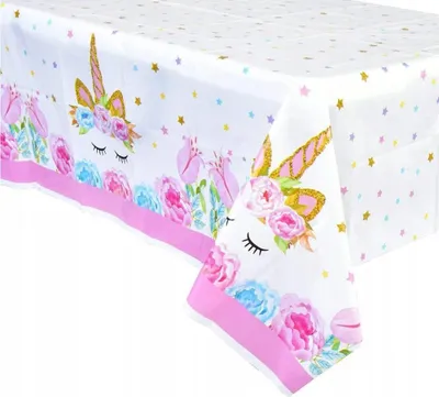 Immagine prodotto di Tovaglia Unicorno, 180x110cm, 1 pezzo.
