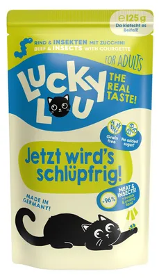 Produktbild von Lucky Lou Lifestage Adult Rind & Insekten 16x 125 g