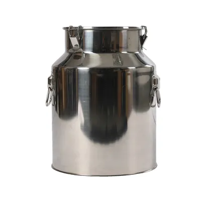 Image de Récipient de conservation scellé en acier inoxydable, Fermeture étanche à l'air, Facile à transporter , 28 L