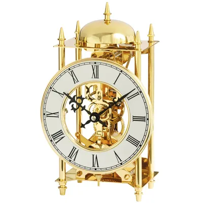 Produktbild von AMS 1183 Tischuhr Stiluhr Messing mechanisch 14-Tage Schlagwerk auf Glocke
