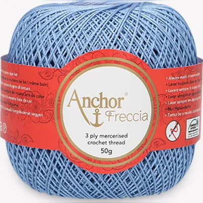 Image de Anchor Freccia 12 – Fil de coton fin pour le crochet en filigrane (couleur 00130)