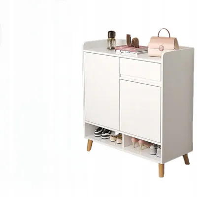 Produktbild von Kommode, Schuhschrank, weißer Kleiderschrank, Aufbewahrung von Schuhen