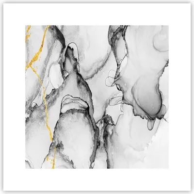 Produktbild von Poster - Poster ohne Rahmen - Stein Abstraktion Kontrast - 30x30 cm - Wand Bild - Wanddeko - Wandbilder - Kunstposter - Wandposter - Bilder - Kunstdruck - Wanddekoration - Wandbild - P2XAC30x30-4761