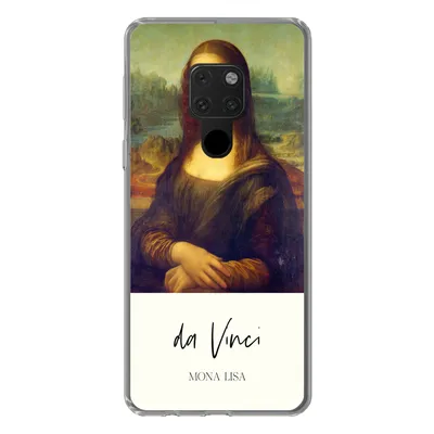 Produktbild von MuchoWow® Handyhülle Schutzhülle Hülle für Huawei P40 Lite Mona Lisa - Leonardo da Vinci - Alte Meister Silikon Softcase Handy Hülle - Handy