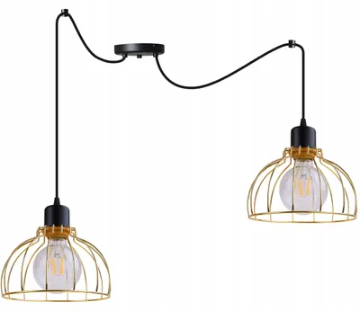 Obrázek produktu pro Stropní svítidlo Lustr Golden Spider Loft
