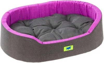 Produktbild von Katzenbett, waschbar, 65x46x17cm, weich, lila, kuschelig