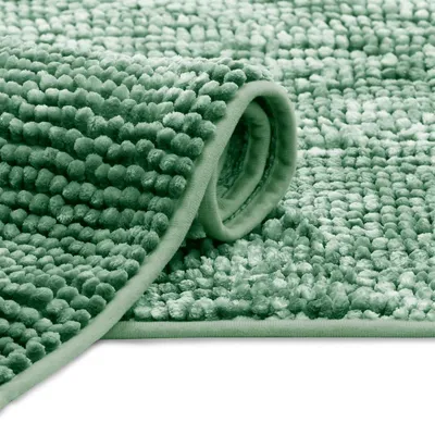 Produktbild von Badematte Badteppich WC Matte Badvorleger Duschvorleger Badezimmer rutschfest 60x90 cm Grün