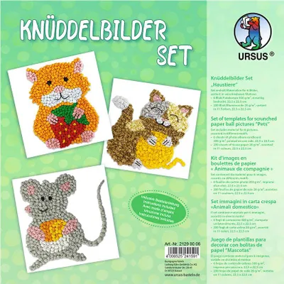 Produktbild von URSUS Knüddelbilder Set Haustiere