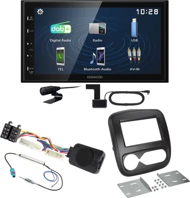 Produktbild von Kenwood DMX129DAB DAB+ Bluetooth USB Einbauset für Nissan NV300