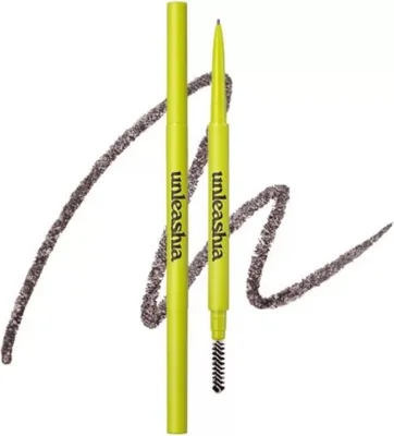 Productafbeelding van UNLEASHIA Defining Eyebrow Pencil N°2, kraftbruin, 0,25 g - wenkbrauwpotlood in een koele bruine tint