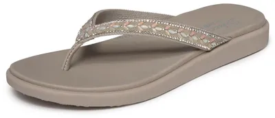 Produktbild von Skechers Damen Meditation Luxe - Floral Embellished Turnschuhe, Taupe, 40 EU