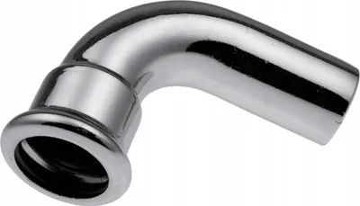 Obrázok produktu pre Oceľové koleno s lisovacou vsuvkou 15