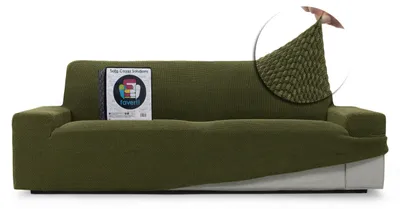 Imagen del producto de Funda elástica para sofá, para 3 plazas, de 180-230 cm, fabricada en tejido jacquard, ideal para salones