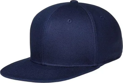 Productafbeelding van Snapback cap unisex - donkerblauw - blank ontwerp - ideaal voor casual outfits