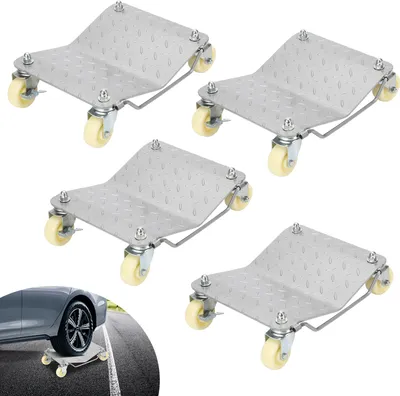 Produktbild von Izrielar 4pcs Rangierhilfe Wagenheber Rangierroller Rangierheber Autowerk
