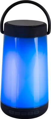 Produktbild von Näve Leuchten LED-Tischleuchte mit BT-Speaker "FESTA" LED-Tischleuchte mit BT-Speaker "FESTA" Außentischleuchten - LED-Tischleuchte mit BT-Speaker "FESTA", Tischlampe für den Außenbereich im Modern Style aus Kunststoff in schwarz, 18 cm hoch, Ø 9 cm, LED Platine – Druckschalter – Akkubetrieb – mit RGB-Farbwechsler