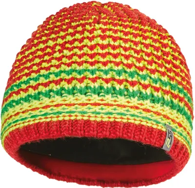Produktbild von PSS Strickmütze rot/gelb