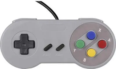 Produktbild von Joy-iT SBC-GAMEPAD-SNES, Gamepad, PC, Schaltfläche Auswählen, Schaltfläche Start, Analog, Kabelgebunden, USB 2.0