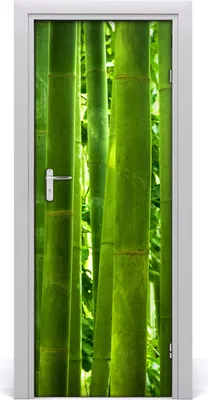 Produktbild von Tulup Türaufkleber 75x205 cm Dekorative Aufkleber Selbstklebend Wasserdichte Tapete Abnehmbar Schlafzimmer Wohnzimmer Wohnkultur - Bambus
