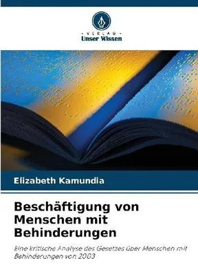 Produktbild von Beschäftigung von Menschen mit Behinderungen