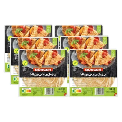 Produktbild von Bürger - Pfannkuchen, 6 x 300 g Beutel