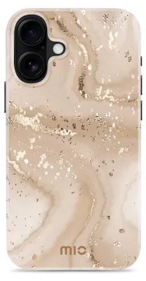 Zdjęcie produktu dla MIO Gold Marble Magsafe Compatible for iPhone 16 Plus