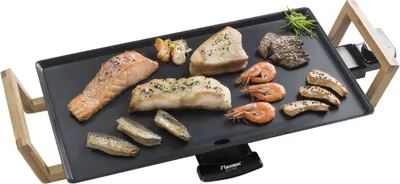 Image de Bestron ABP602BB Teppanyaki Antiaanbak Bakplaat