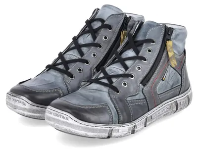 Produktbild von Krisbut Herren Winterboots Blau Glattleder Größe: 43