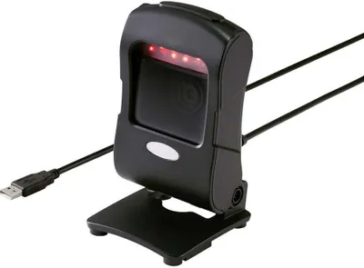 Produktbild von Renkforce 2D Barcode-Scanner Kabelgebunden 2D Imager Schwarz Desktop-Scanner (Stationär) USB-A (USB 1.1), USB-A (USB 2.