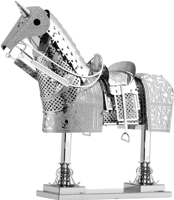 Image de Invento Metal Earth Armures de guerriers Horse Armor (Argent)