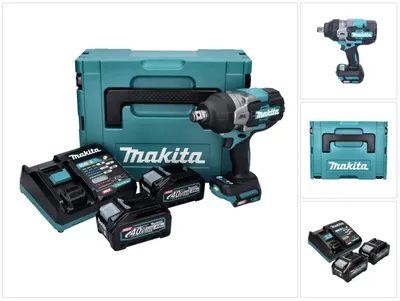 Zdjęcie produktu dla Makita TW001GM201, Klucz udarowy, Zielony, 3/4", 1800 RPM, 2050 N·m, 950 RPM
