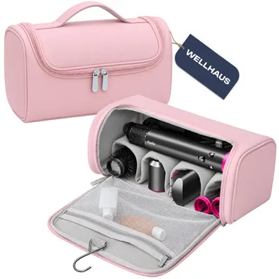 Productafbeelding van WELLHAUS Reisorganizer tas voor Dyson Airwrap Supersonic, roze