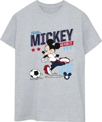 Produktbild von Disney - "Team Football" T-Shirt für Damen BI38598 (L) (Grau)