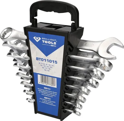 Obrázok produktu pre BRILLIANT TOOLS Sada kombinovaných kľúčov 15 ks - BT011015