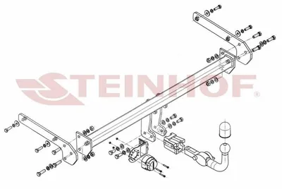 Produktbild von STEINHOF S-390 Anhängerkupplung 1500kg Max für SUZUKI SX4 S-Cross (JY)