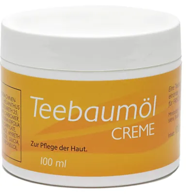Produktbild von Allcura Teebaum-Creme mit Propolis zur Pflege der Haut, 100 ml Creme