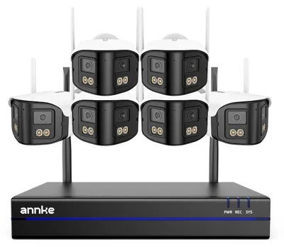Immagine prodotto di Telecamera di sicurezza, audio bidirezionale, risoluzione 4MP, 16 canali, 6 telecamere, Nessuno