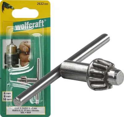 Obrázok produktu pre Kľúč na vŕtanie Jacobs K6 S14 pre skľučovadlo vŕtačky Wolfcraft