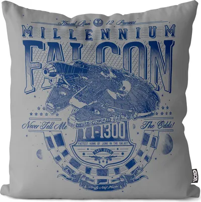 Produktbild von VOID Kossal-Flug 12 Parsec Kissenbezug Kissenhülle Polyester wasserfest rasender falke sprung millenium falke