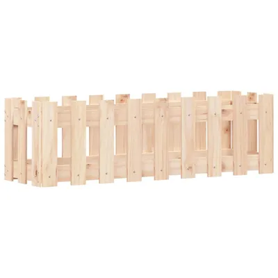 Produktbild von vidaXL Hochbeet Lattenzaun-Design 100x30x30 cm Massivholz Kiefer