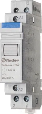 Produktbild von Finder Installationsrelais 24V DC Schaltstrom 20A 2 Schließer