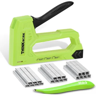 Produktbild von Handtacker Set mit 1600 JT21-Klammern und Klammerentferner Grün