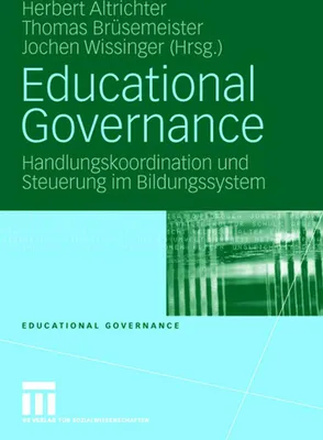 Produktbild von Educational Governance