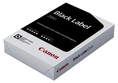 Produktbild von Canon Black Label Zero Laser-/Inkjet-Druck, A4 (210x297 mm), 500 Blätter, 75 g/m², Weiß, 105 µm