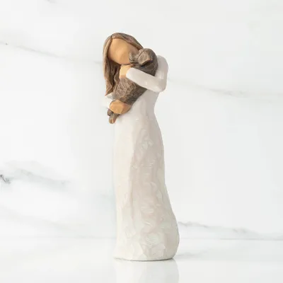 Produktbild von „Adorable You“ (dark Dog) Willow Tree Figur Du bezauberndes Wesen