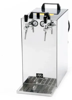 Immagine prodotto di Spillatore birra Kontakt 155/R, dispenser birra, macchina per birra 2-linee, 160 litri/h - Green Line