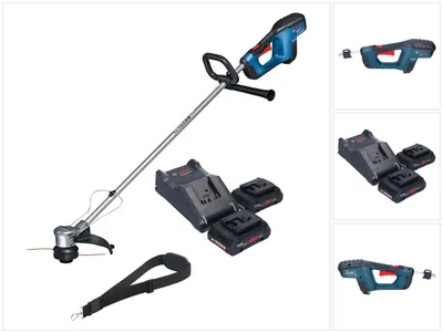 Produktbild von Bosch GRT 18V-33 Professional Akku Rasentrimmer 18 V 330 mm Brushless + 2x ProCORE Akku 4,0 Ah + Ladegerät