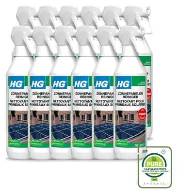 Produktbild von 12 x HG Zonnepanelen Reiniger - 0,5 l - Großpackung - 12 Stücke