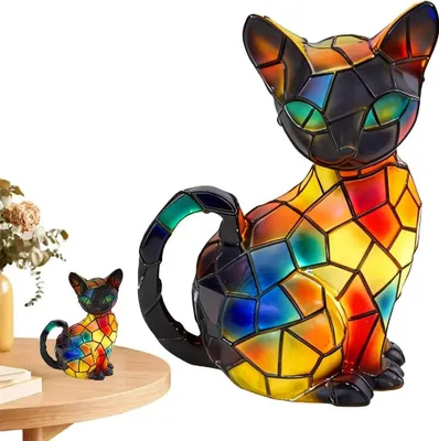 Produktbild von DOPWii LED Nachtlicht,Katzenlampe, LED Nachtlicht Katze USB Lampe, Katzen Nachtlampe, für Schlafzimmer Deko, Geschenk für Katzenliebhaber