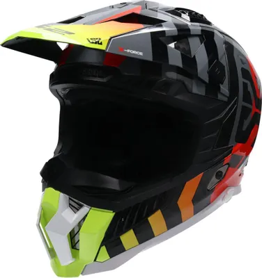 Produktbild von LS2 MX703 C X-FORCE BARRIER Crosshelm L in gelb/rot